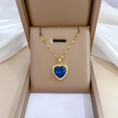 Collar de Zafiro Dorado