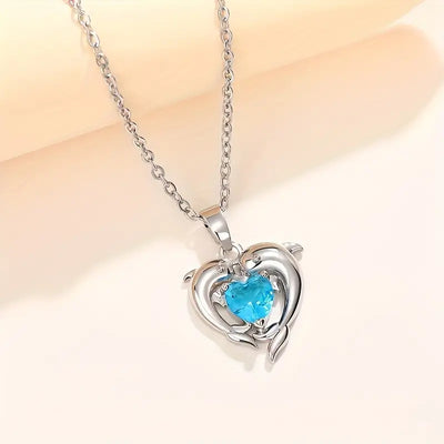 Collar de delfín gemelo Oceanheart