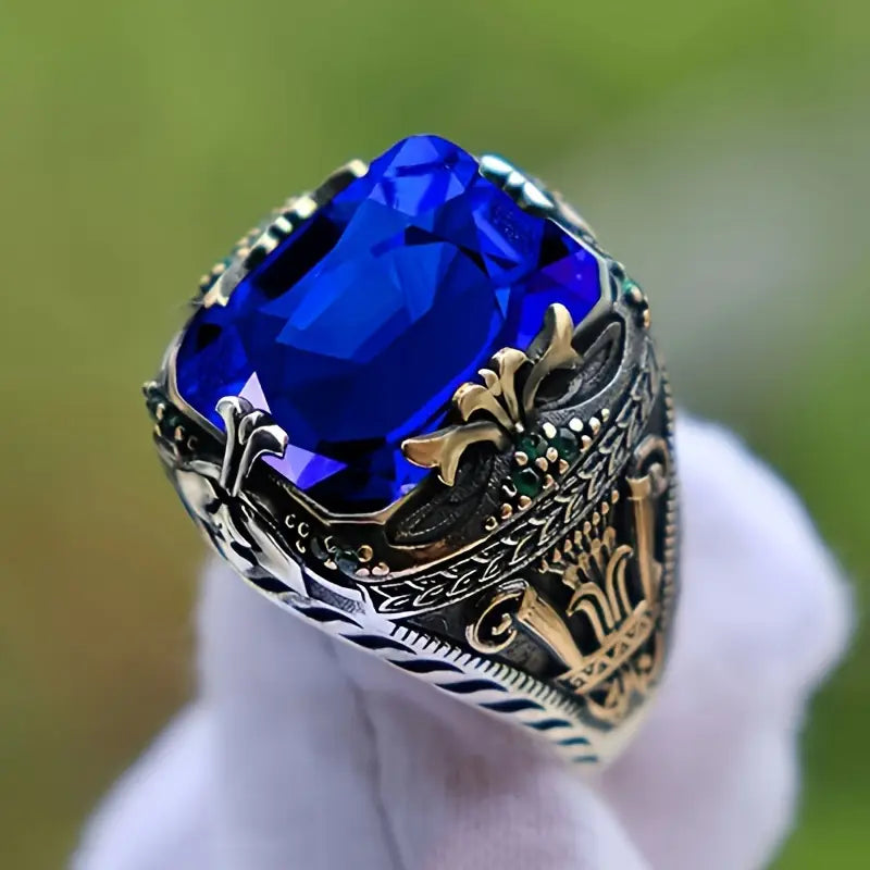 Anillo de Piedra Zafiro