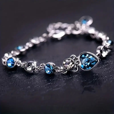 Pulsera Brillante Corazón del Océano