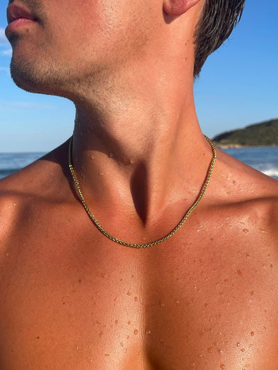 CADENA DE TRIGO 3MM | Oro de 18K