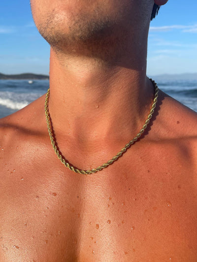 CADENA DE CORDÓN 5MM | Oro de 18K