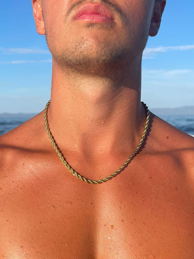 CADENA DE CORDÓN 5MM | Oro de 18K