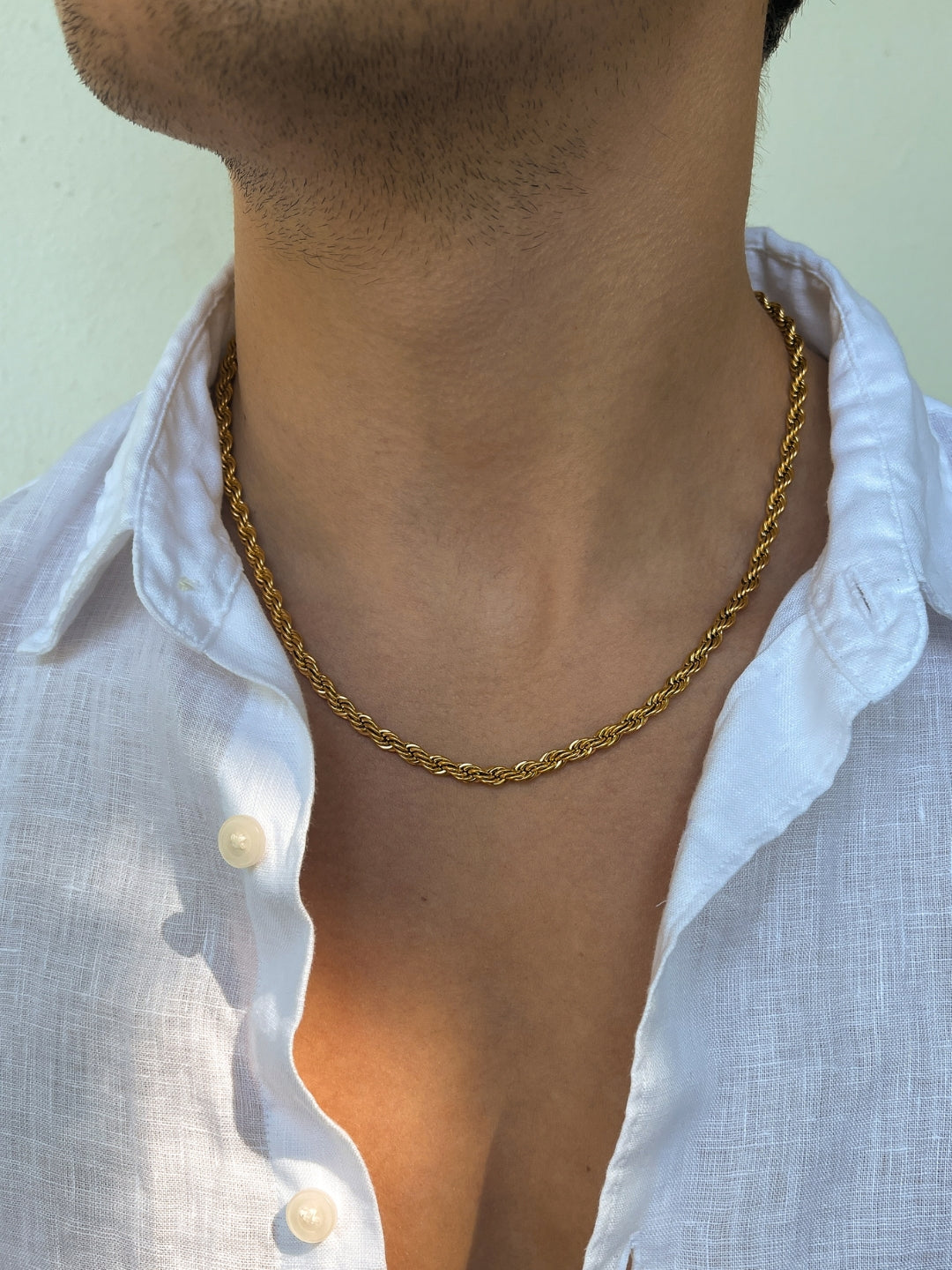 CADENA DE CORDÓN 5MM | Oro de 18K