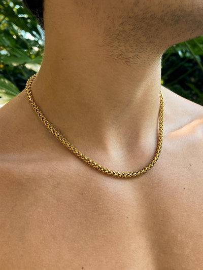 CADENA DE TRIGO 5MM | Oro de 18K