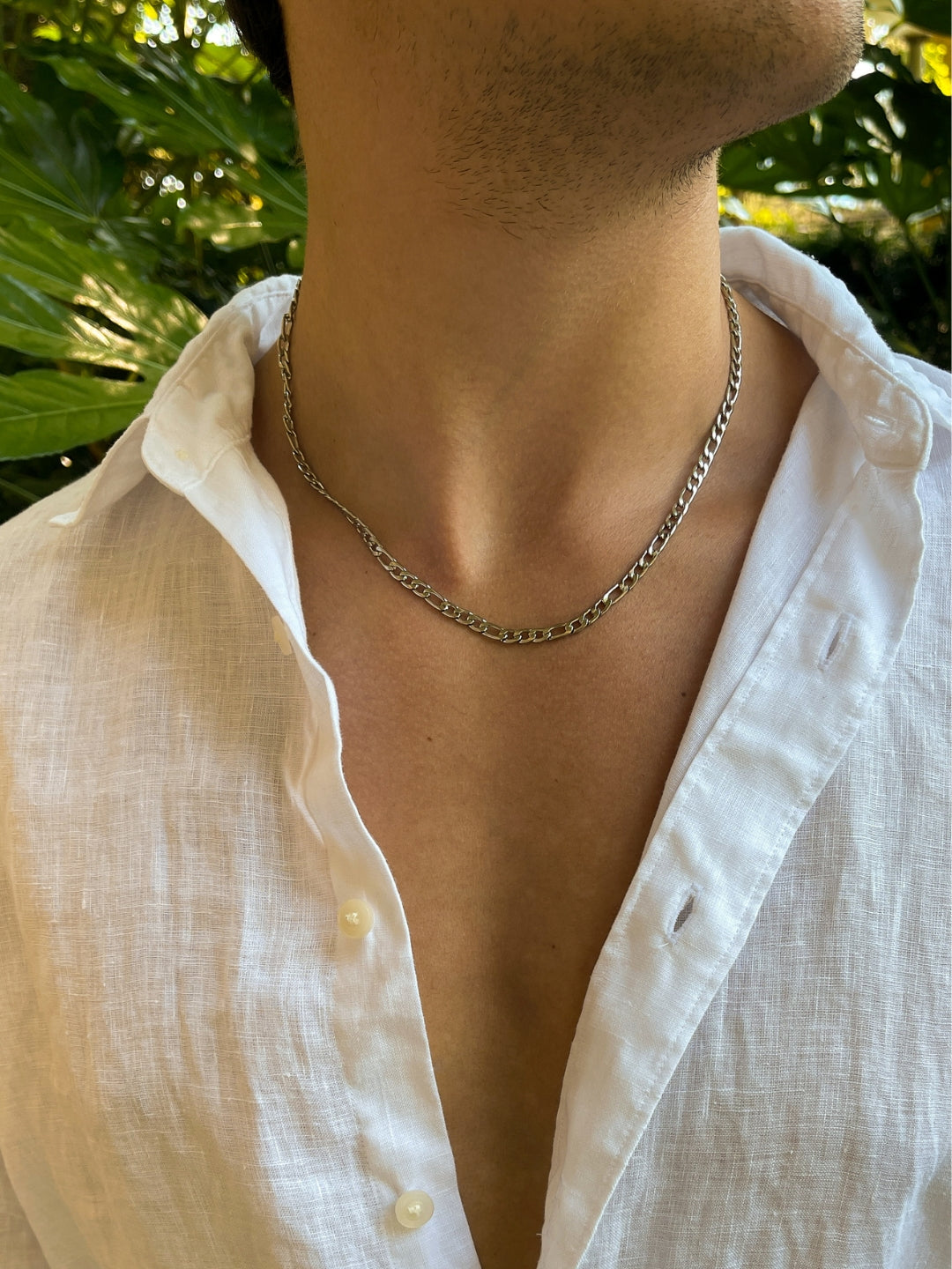 CADENA FIGARO 5MM | Plata