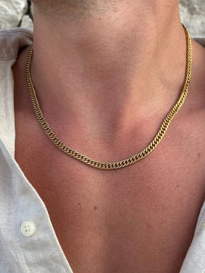 CADENA CUBANA 5MM | Oro de 18K