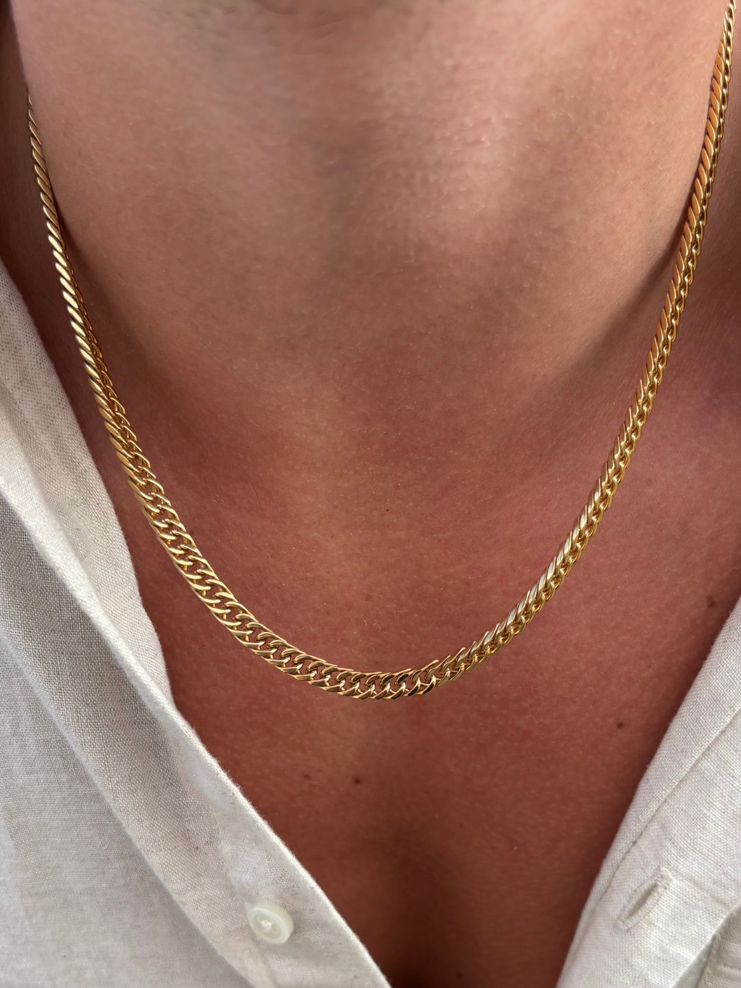 CADENA CUBANA 5MM | Oro de 18K