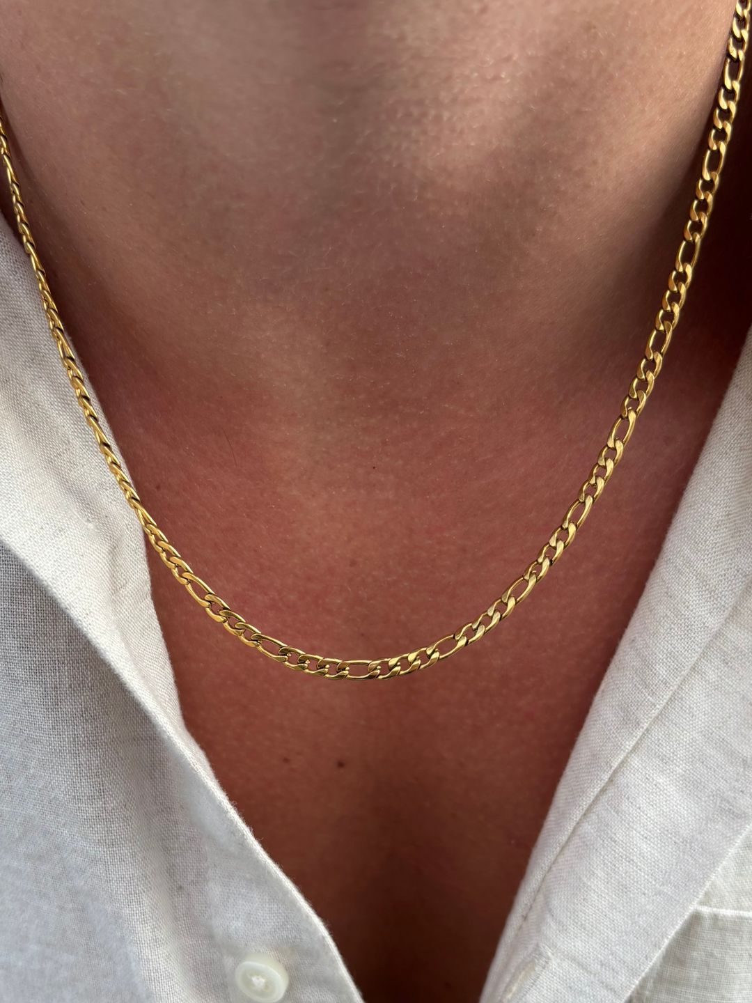 CADENA FIGARO 3MM | Oro de 18K