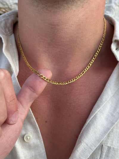 CADENA FIGARO 3MM | Oro de 18K