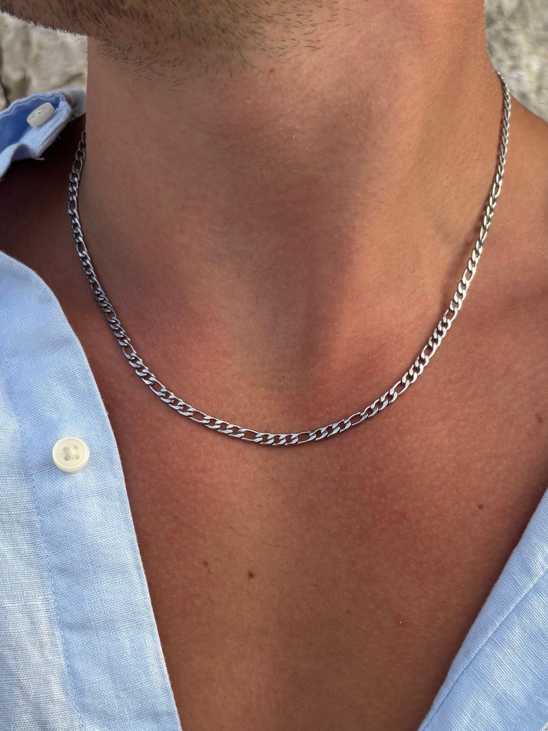 CADENA FIGARO 3MM | Plata