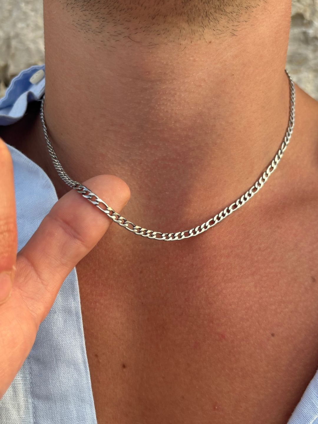 CADENA FIGARO 3MM | Plata