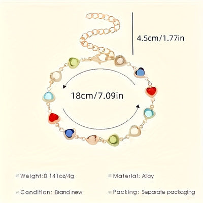 Pulsera Única en Forma de Corazón