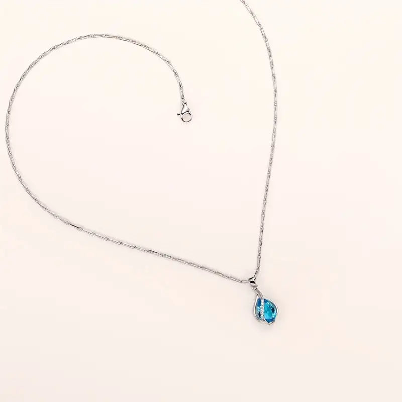 Collar de Piedra Azul Chic