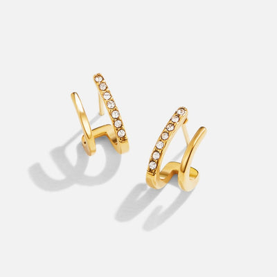 Pendientes de Cristal con Garra