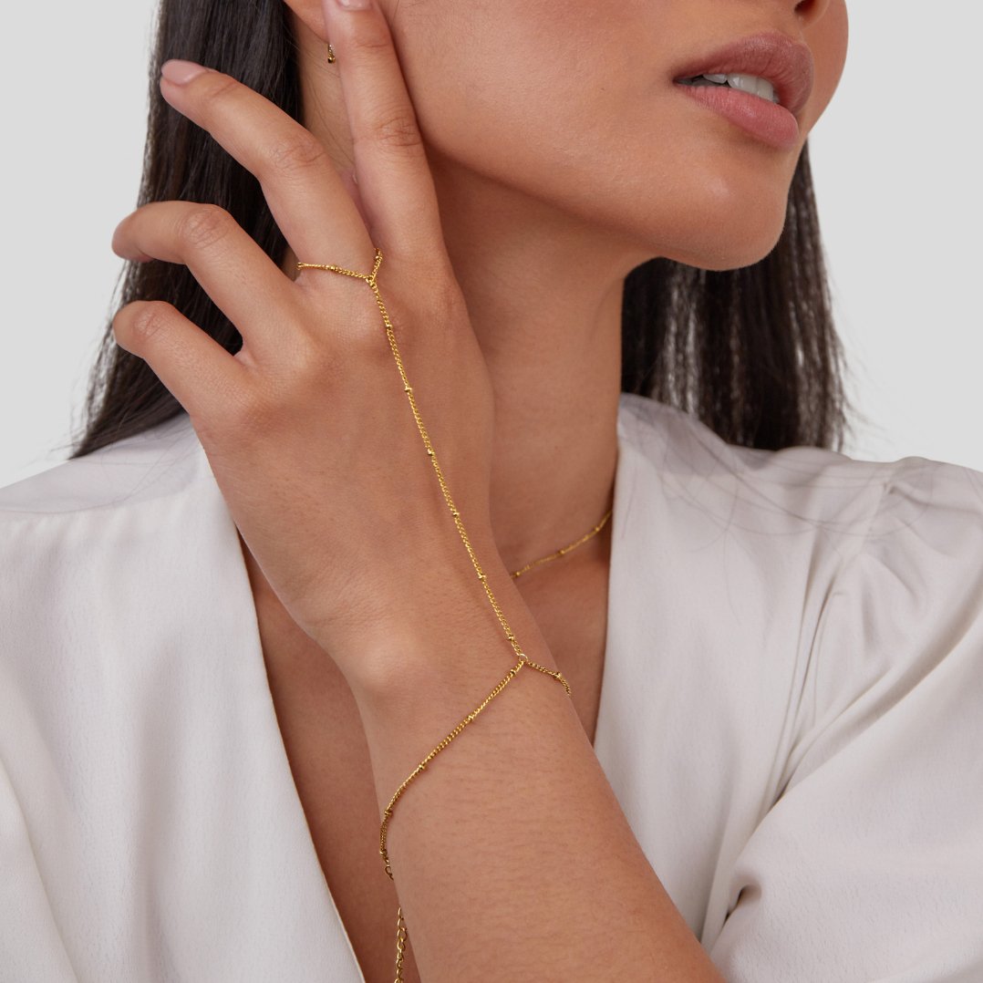 Pulsera de Cadena de Mano Chic