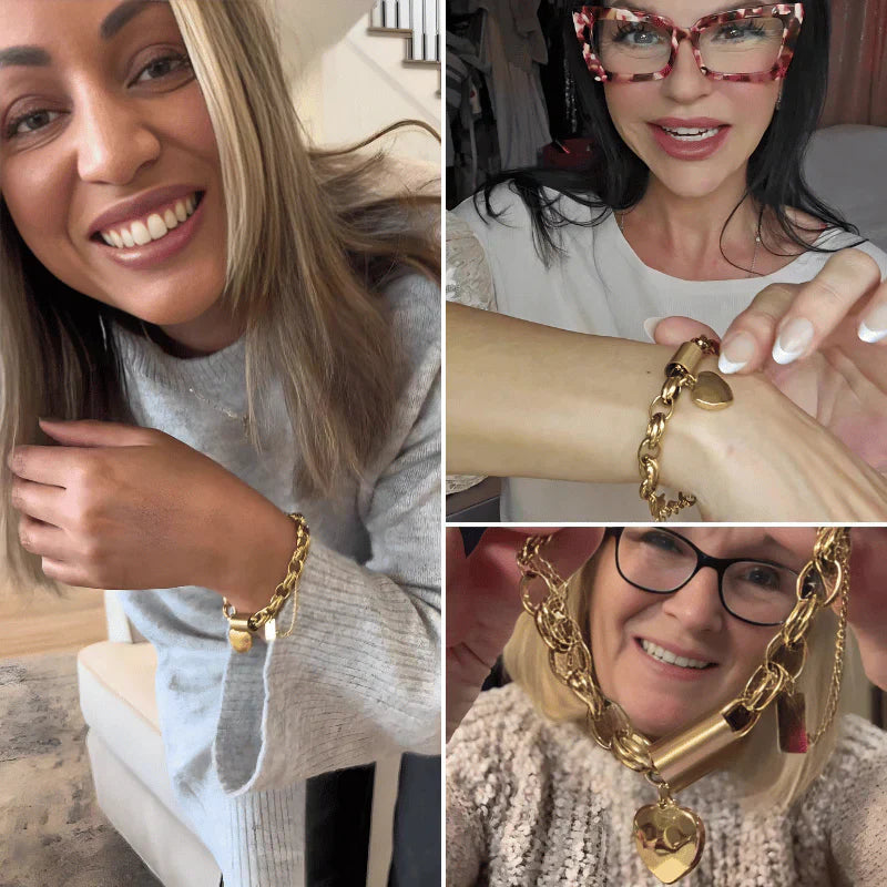 Pulsera Chunky Reconfortante | Oro