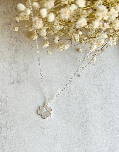 Collar de Patas Elegante de Plata – Acero Inoxidable