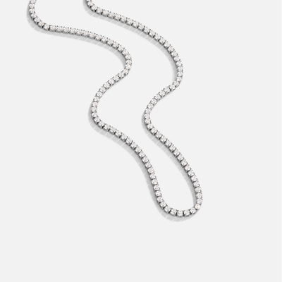 Collar de Cristal Lexi Silber