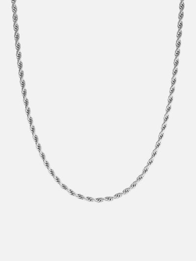 CADENA DE CUERDA 3MM | Plata