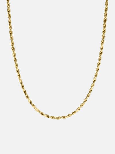 CADENA DE CUERDA 3MM | Oro de 18K
