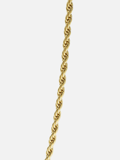 CADENA DE CUERDA 3MM | Oro de 18K