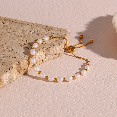 Pulsera de Perlas Elegante y Romántica