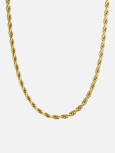 CADENA DE CORDÓN 5MM | Oro de 18K