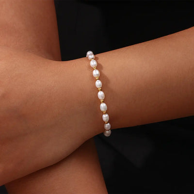 Pulsera de Perlas Elegante y Romántica