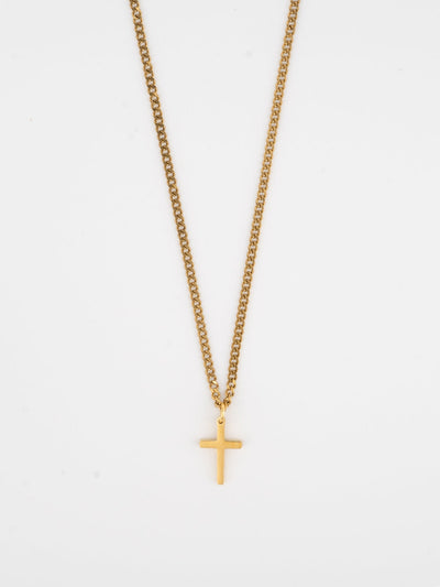 CADENA CRUZADA | Oro de 18K