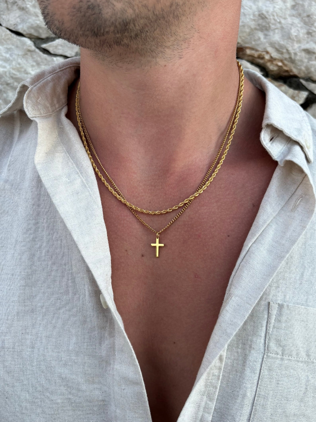 CADENA DE CUERDA 3MM | Oro de 18K