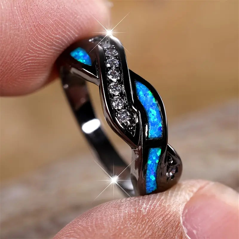 Anillo Chic de Zafiro para una Elegancia Atemporal