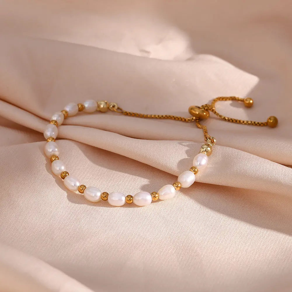 Pulsera de Perlas Elegante y Romántica