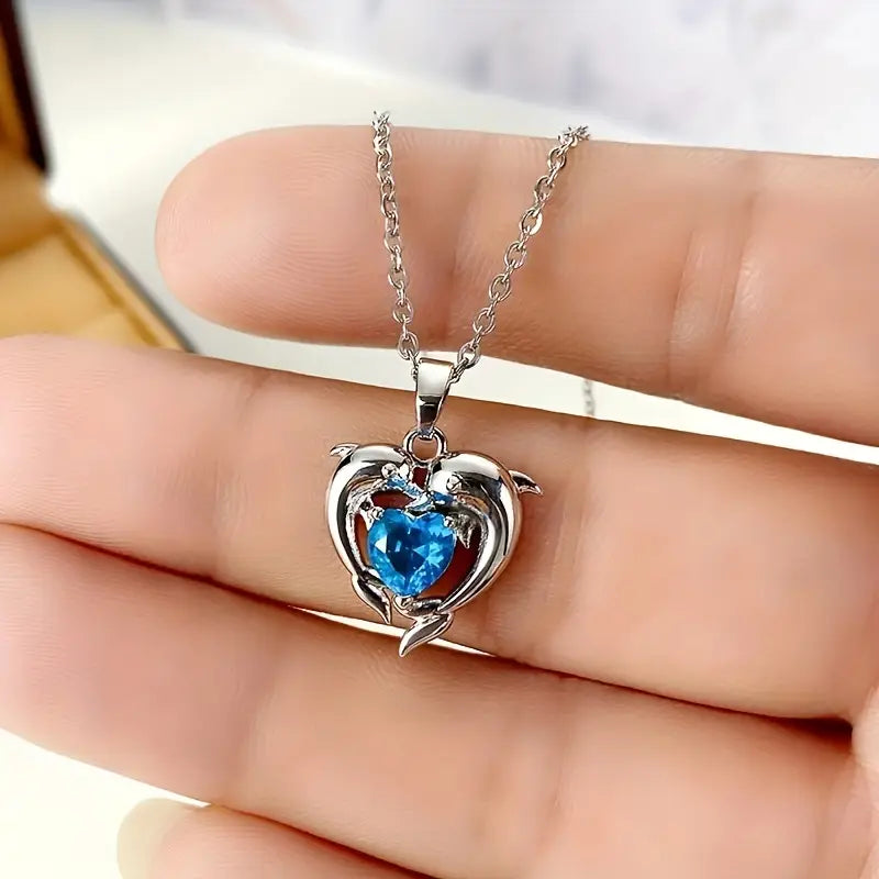 Collar de delfín gemelo Oceanheart