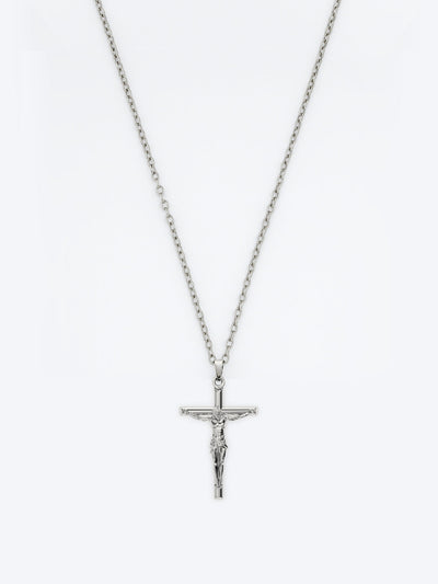 CADENA CON CRUCIFIXO | Plata