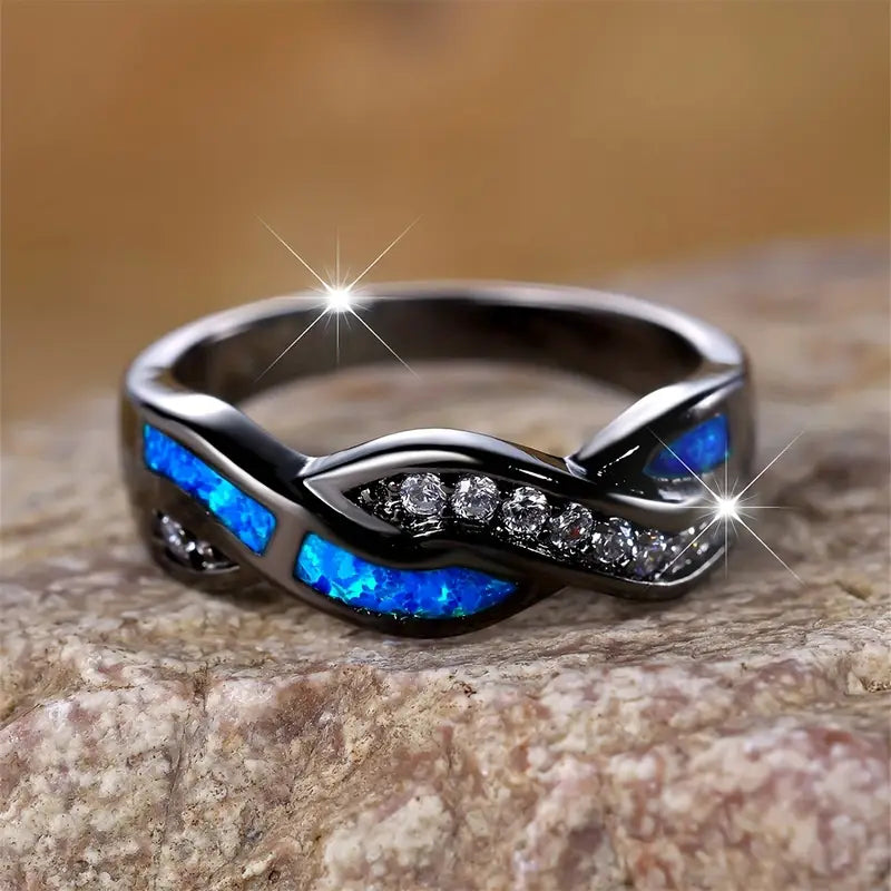 Anillo Chic de Zafiro para una Elegancia Atemporal