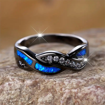 Anillo Chic de Zafiro para una Elegancia Atemporal