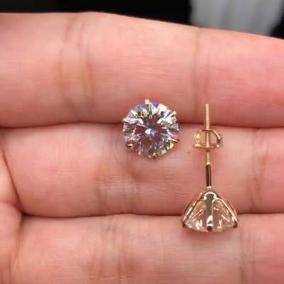 Pendientes Tera | Oro blanco