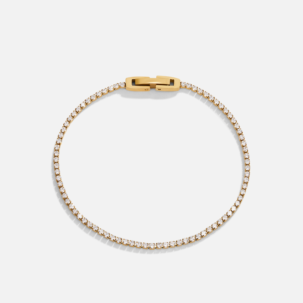 Pulsera de Cristal Dorado Niyah