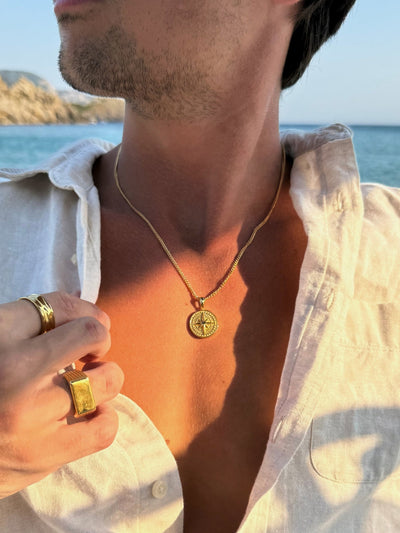 CADENA COMPÁS | Oro de 18K