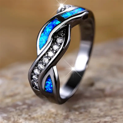 Anillo Chic de Zafiro para una Elegancia Atemporal