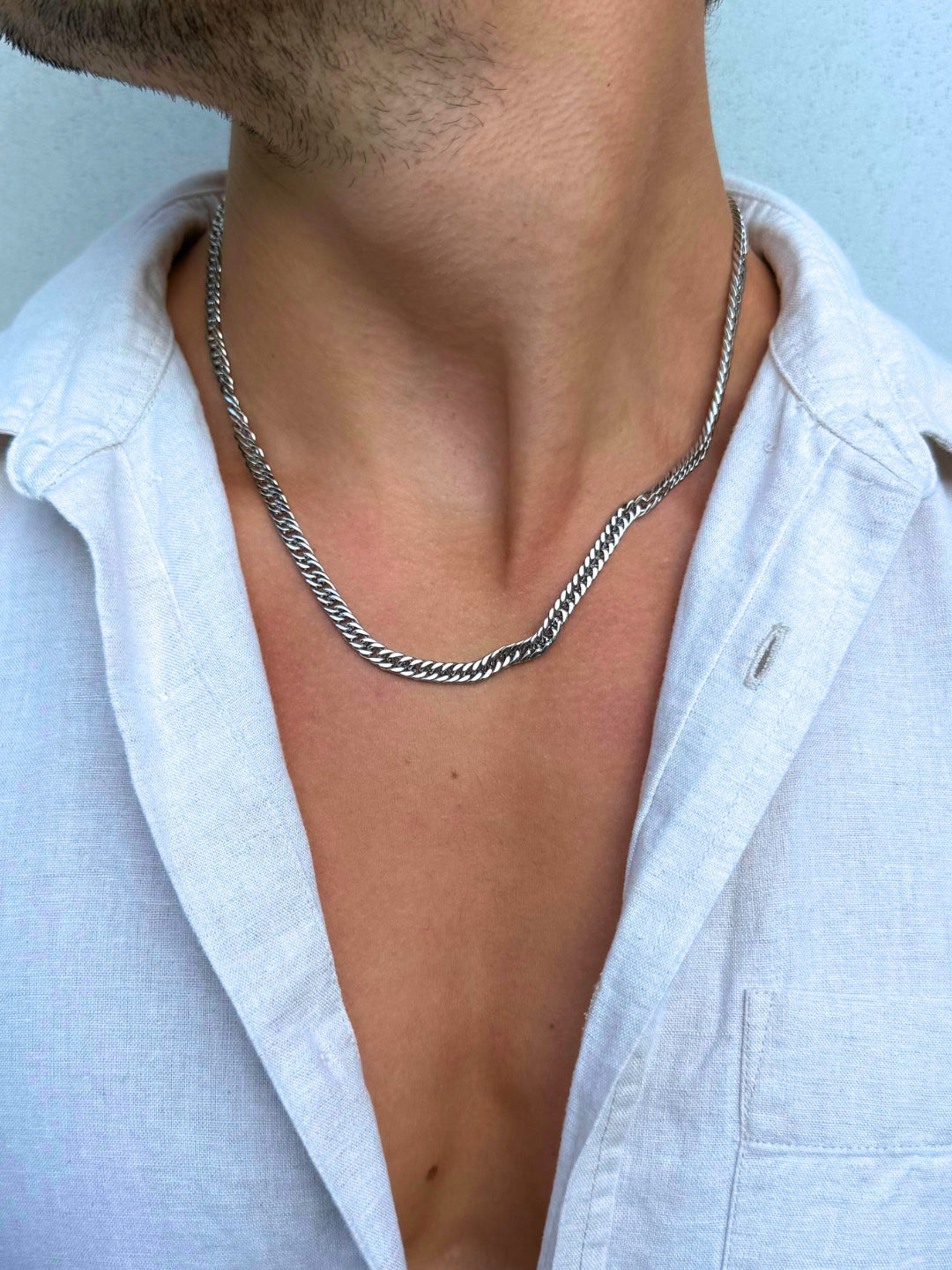 CADENA CUBANA 5MM | Plata