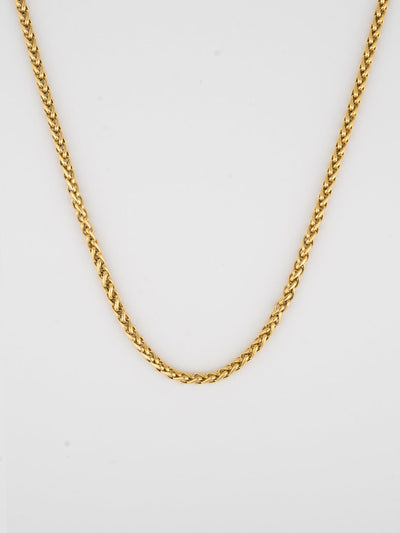 CADENA DE TRIGO 3MM | Oro de 18K