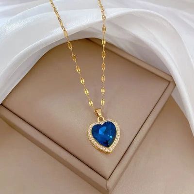 Collar de Zafiro Dorado