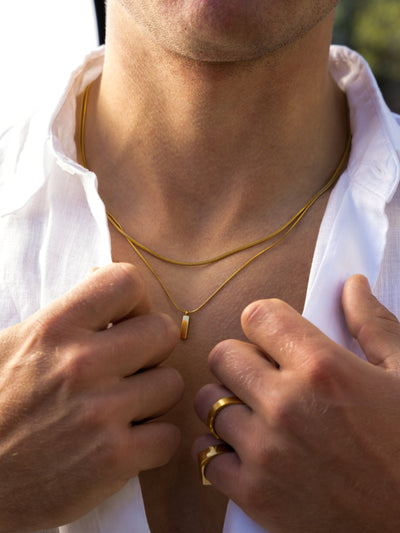 CADENA CUADRADA | Oro de 18K