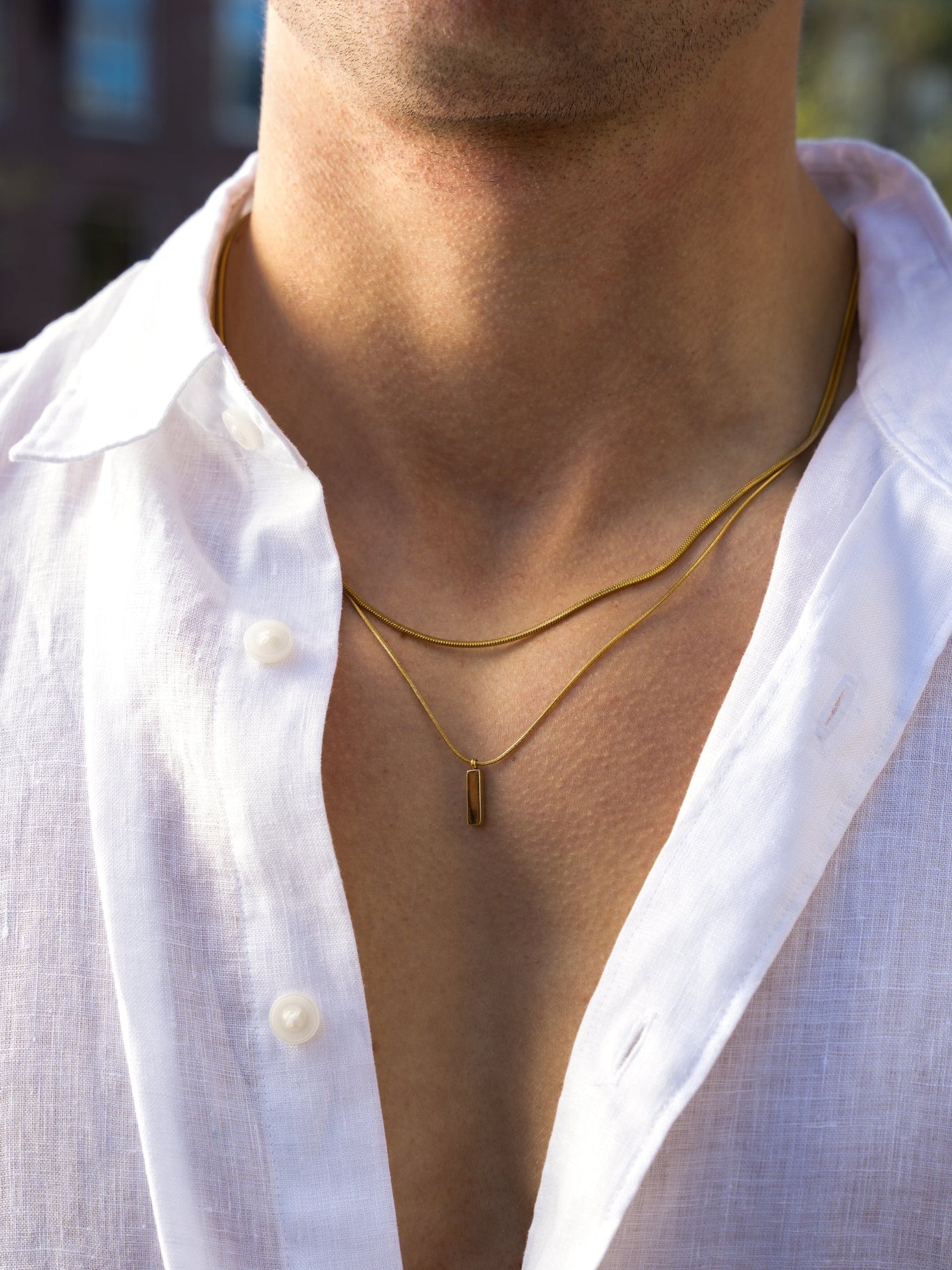 CADENA CUADRADA | Oro de 18K