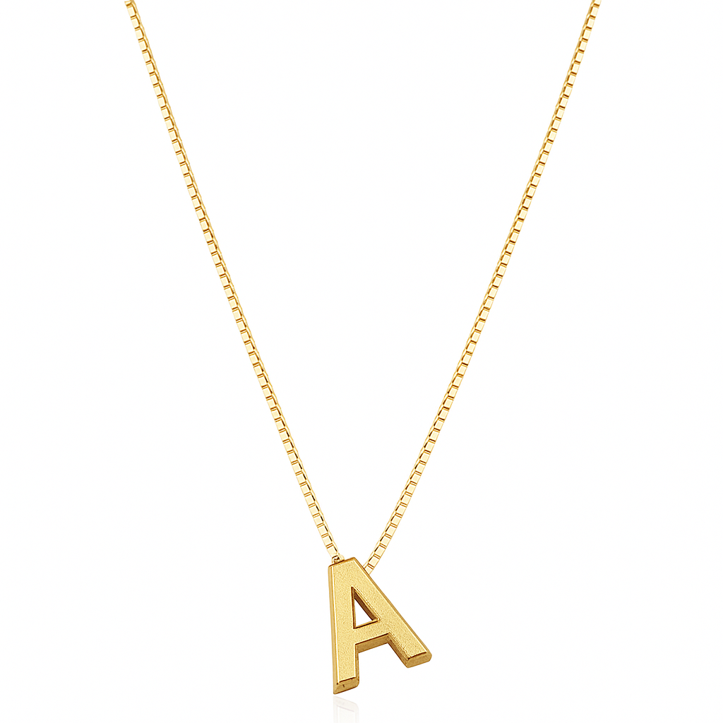 LoveNote™ | Collar con Inicial en Oro