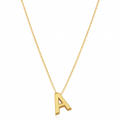LoveNote™ | Collar con Inicial en Oro
