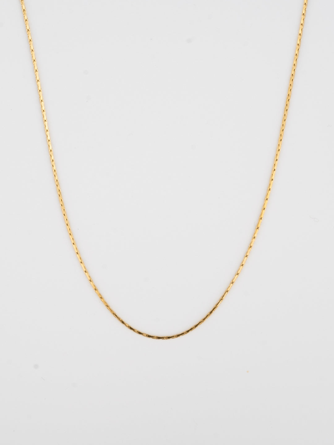 CADENA DE ALAMBRE | Oro de 18K