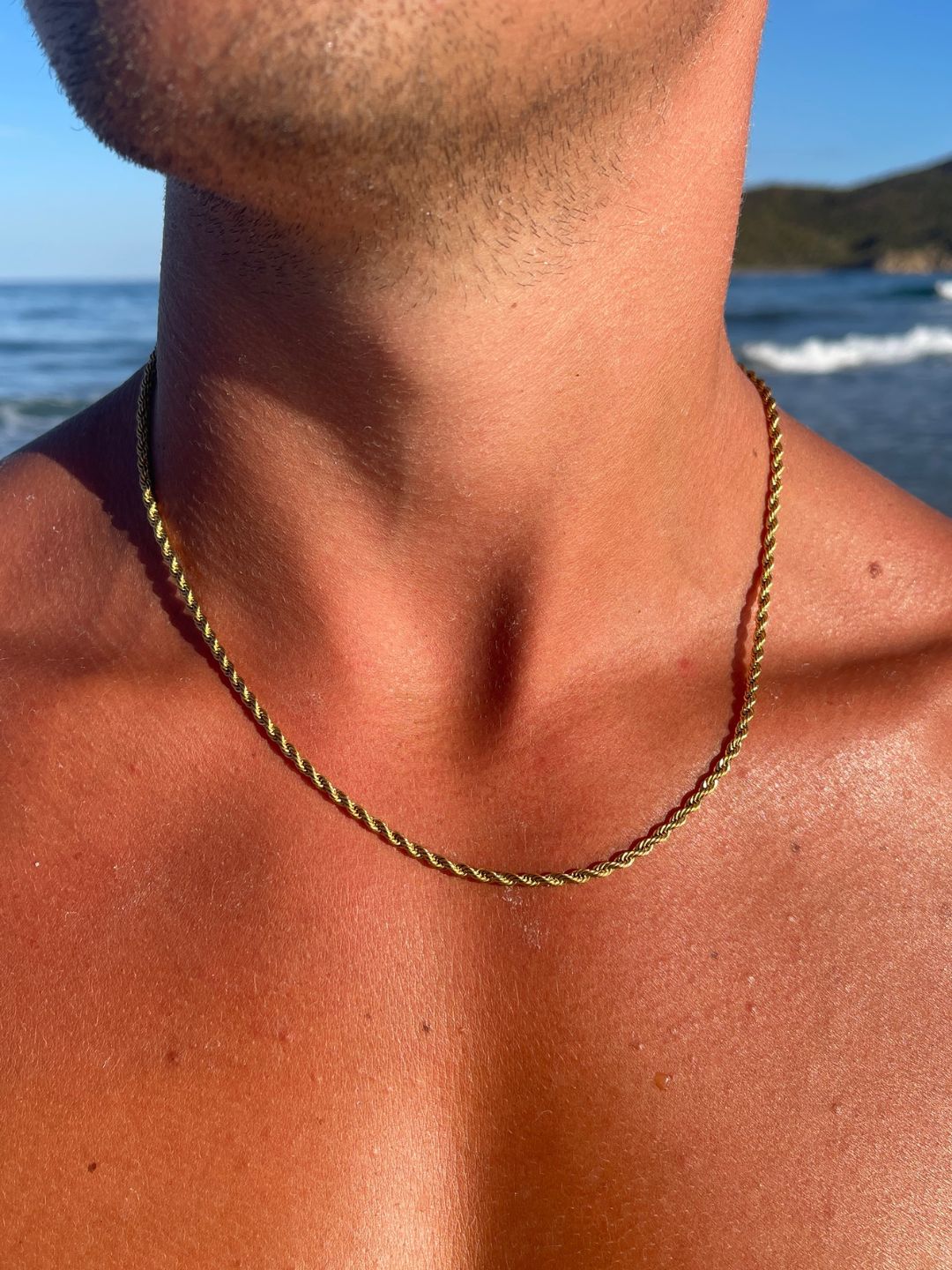 CADENA DE CUERDA 3MM | Oro de 18K